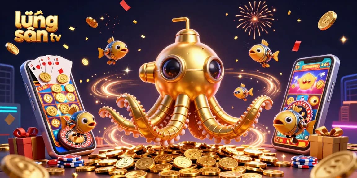 Lương sơn tv welcomes players to an exciting golden treasure underwater casino experience with vibrant slot games.