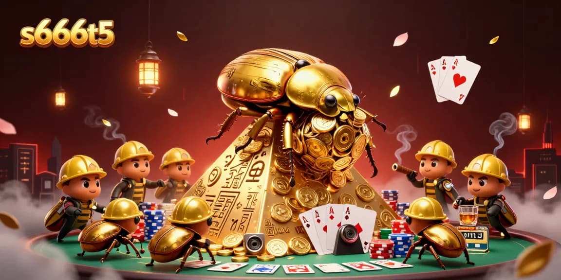Experience thrilling gameplay with the s666t5 golden beetle theme and vibrant casino elements.