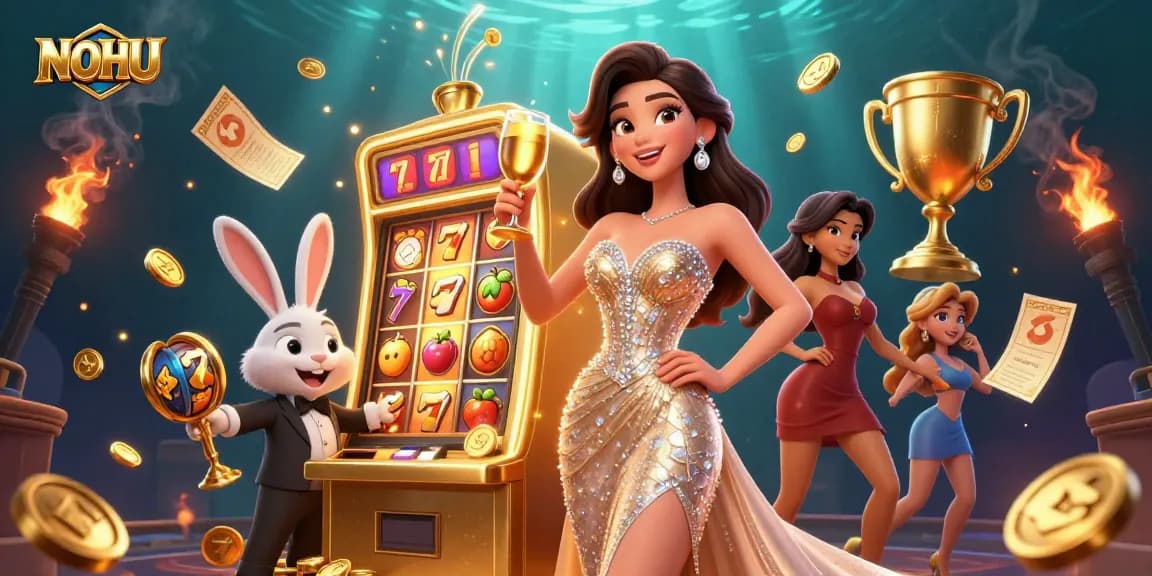 Win big with NOHU's stunning slot games featuring extravagant jackpots and vibrant graphics.