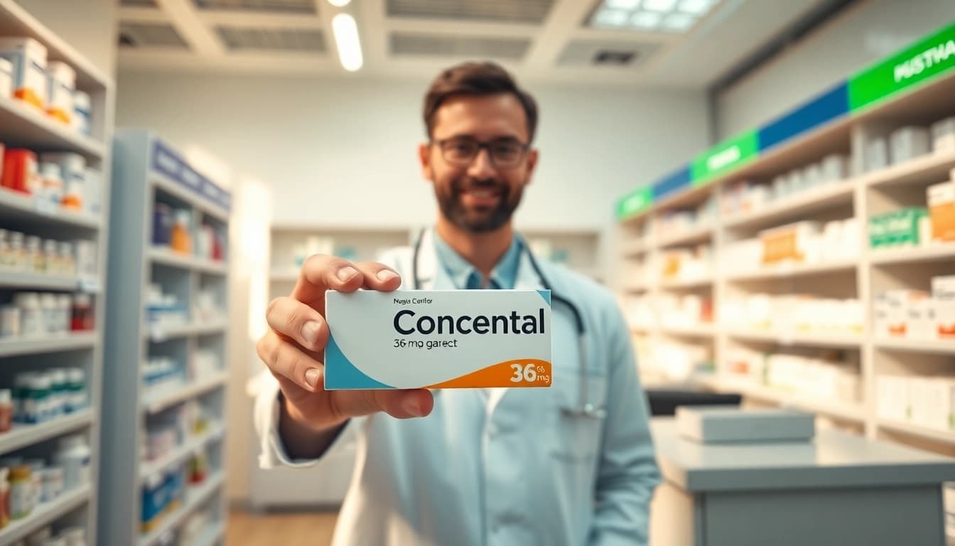 Comparar el concerta 36 mg precio con opciones similares en farmacias confiables.