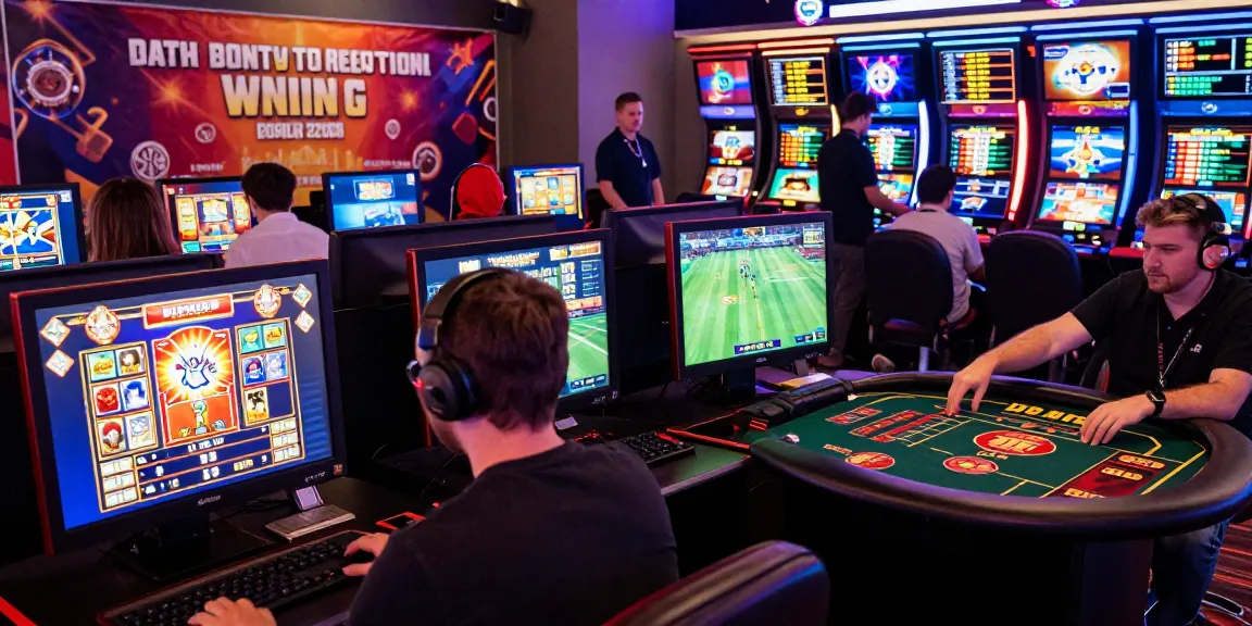 Online gaming at https://xx88.se.net/ with enthusiastic players enjoying slots and live sports betting in a vibrant atmosphere.