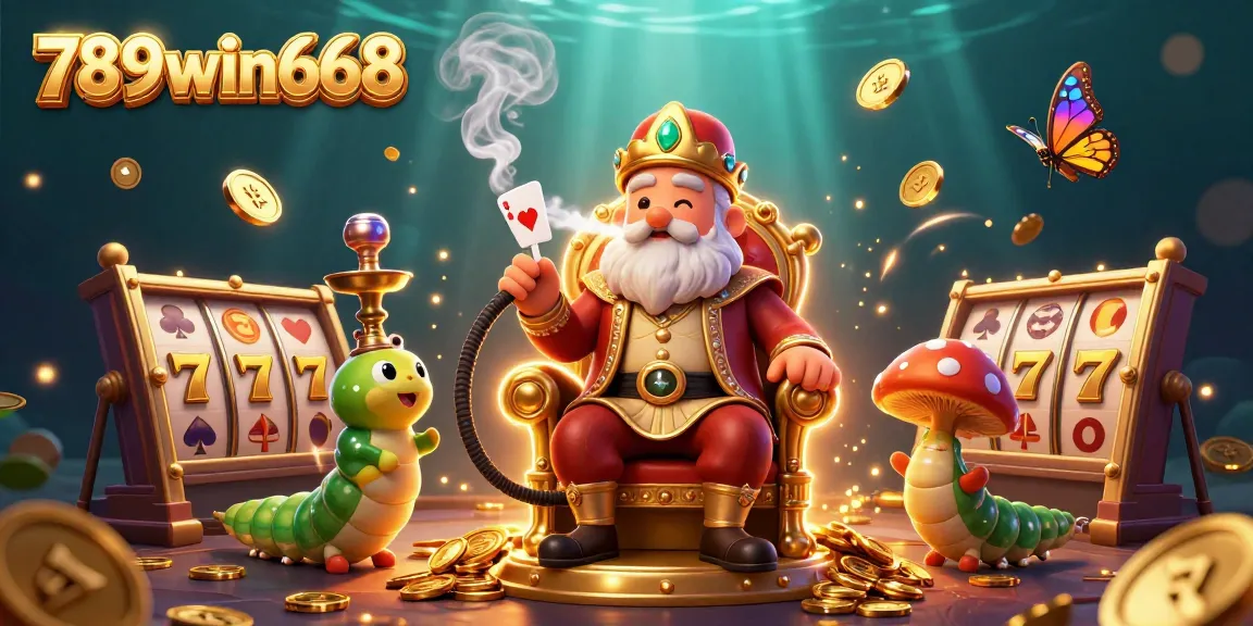 Engage in thrilling slots at 789win668 with a vibrant 3D casino illustration showcasing dynamic gameplay, golden coins, and jackpot symbols.