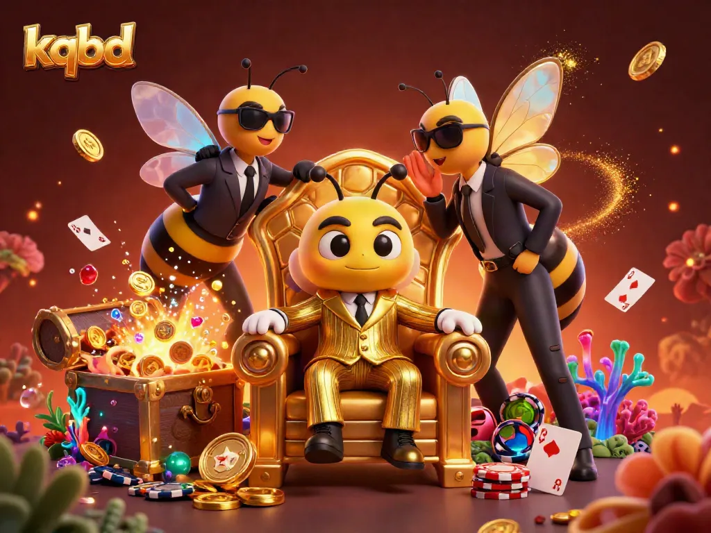 Bet on kqbd results with vibrant casino-themed illustration featuring unique characters.