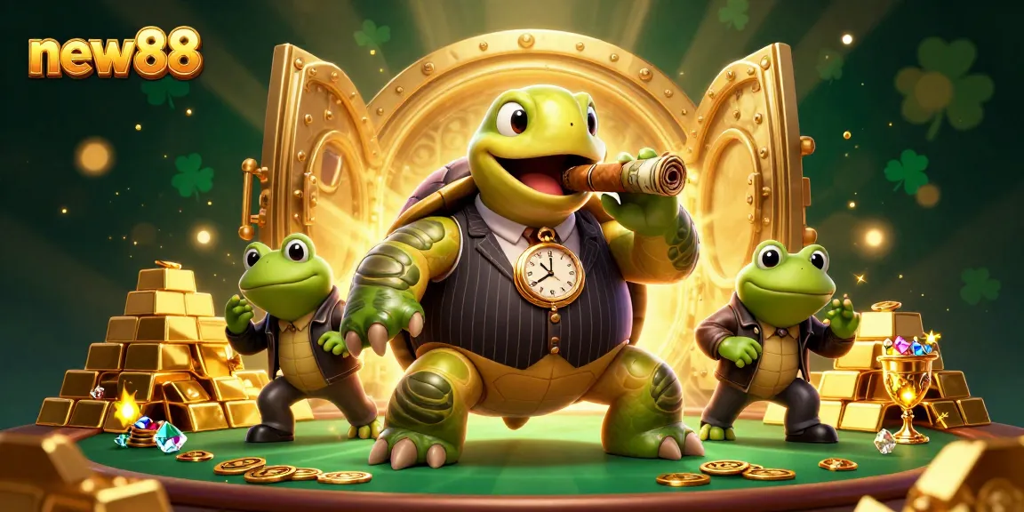 Win big with new88 in this vibrant casino scene filled with treasures and adventure!