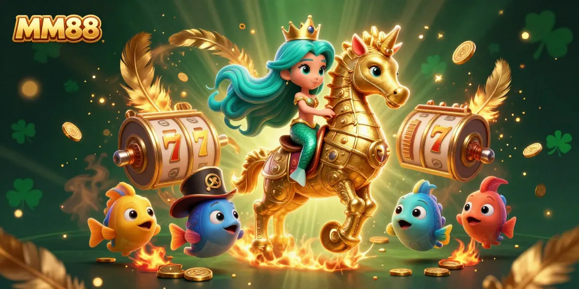 Experience the MM88 slots adventure with vibrant characters and winning opportunities in a captivating casino setting.