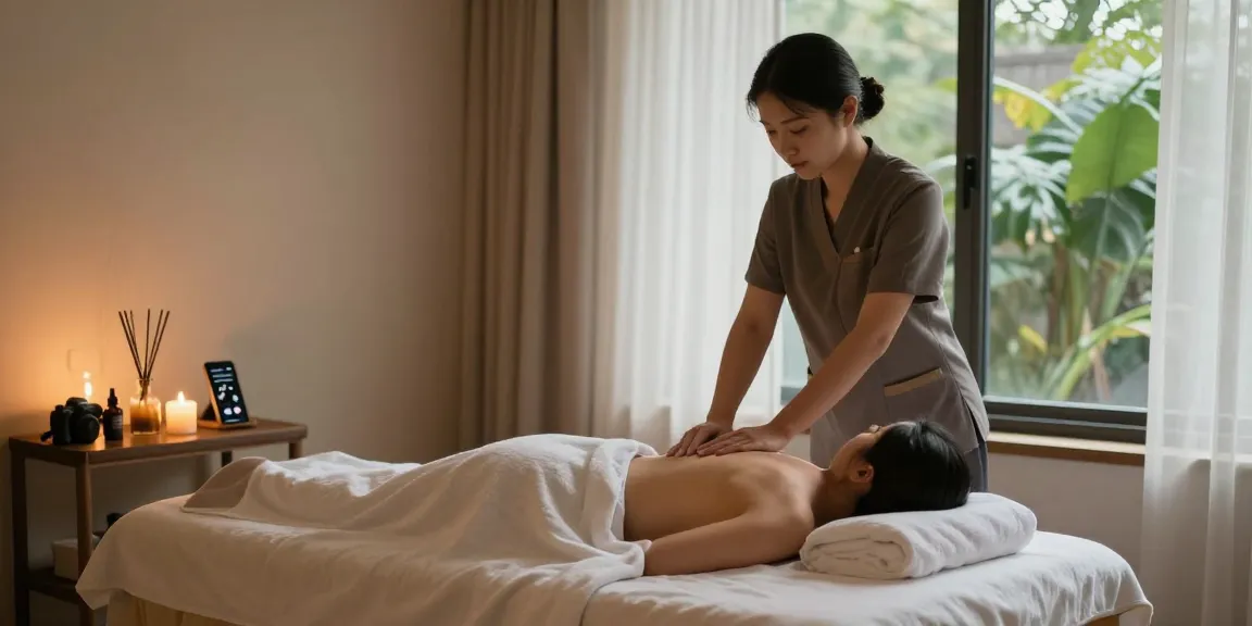 Enjoy a rejuvenating 화성출장마사지 experience in a serene spa environment with relaxing elements.