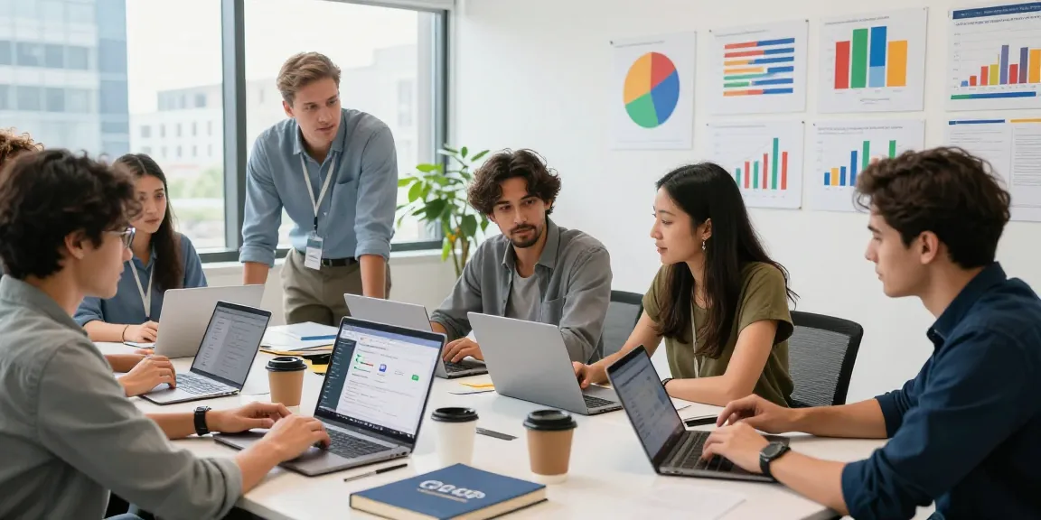 Equipo de la agencia de SEO local revisando estrategias de optimización digital.