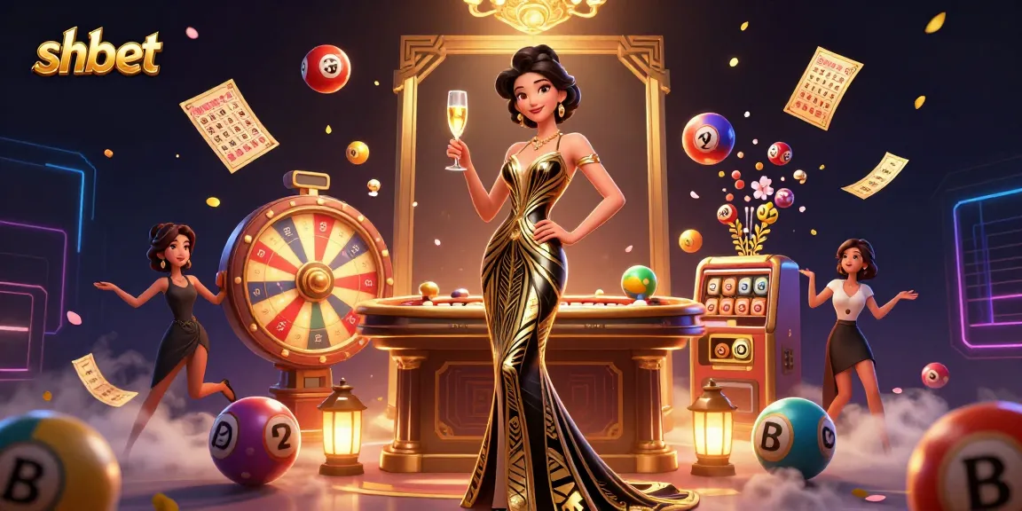 Shbet promotes thrilling gambling experiences with a glamorous woman celebrating wins.