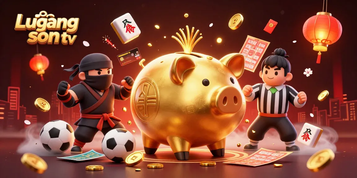 Lương sơn tv showcases an epic sports betting arena with animated characters, dynamic elements, and vibrant colors.