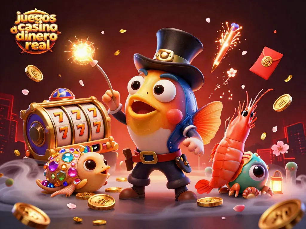 Juega juegos de casino dinero real rodeado de elementos vibrantes y dinámicos en un entorno visual atractivo.