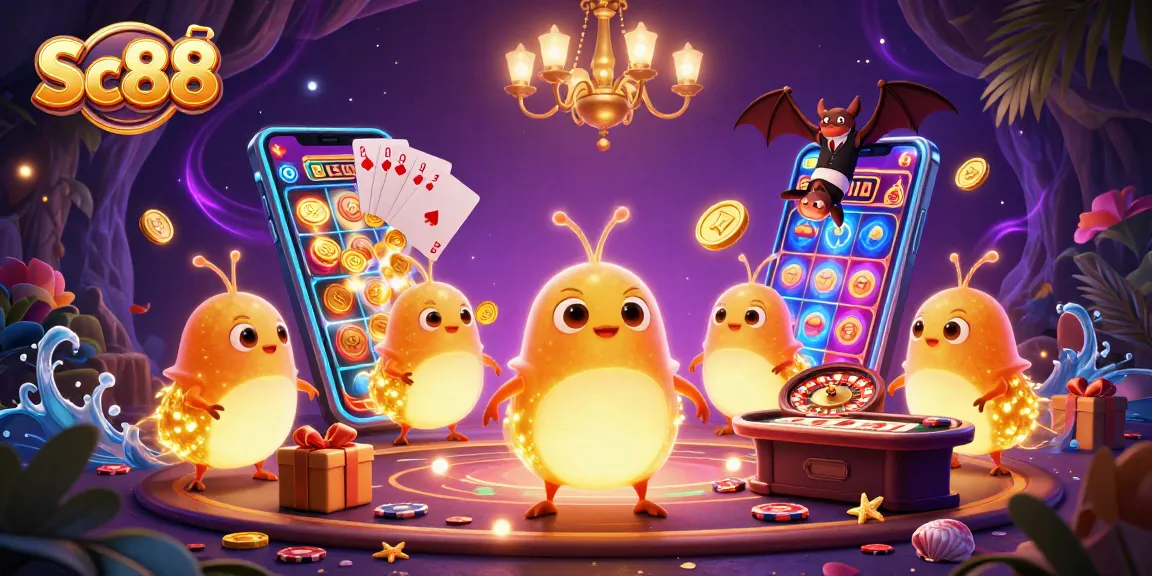 Experience the thrilling world of Sc88 with glowing casino glowworms illuminating vibrant games!
