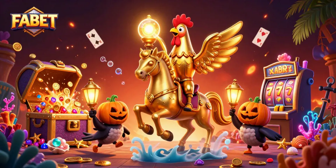 FABET invites players to engage with thrilling casino experiences in a vibrant 3D scene.